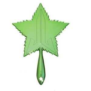 🌴JEFFREE STAR - Green Chrome Leaf Hand Mirror🌴